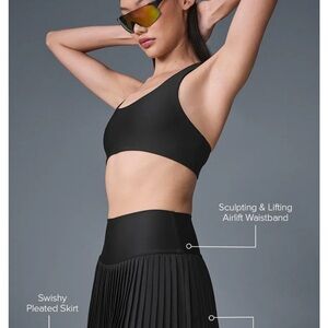 ALO Grand Slam Tennis, Black Mini Skirt